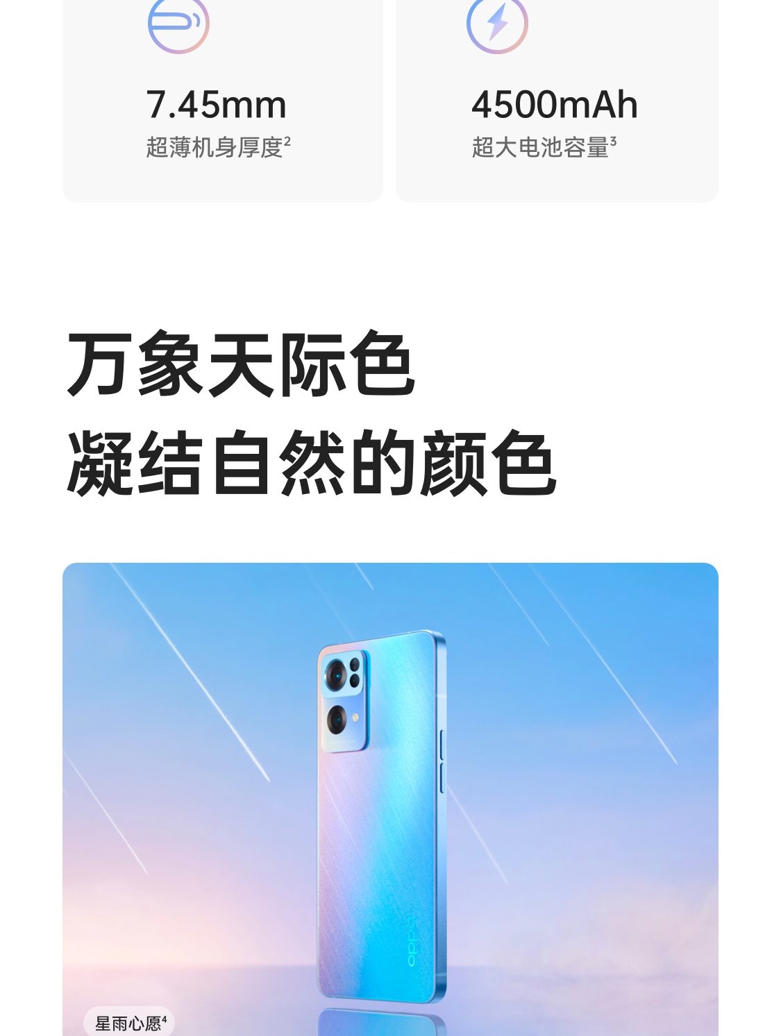 OPPO Reno7 Pro 5000万IMX766旗舰主摄 天玑1200-Max旗舰芯片 65W超级闪充 5G手机